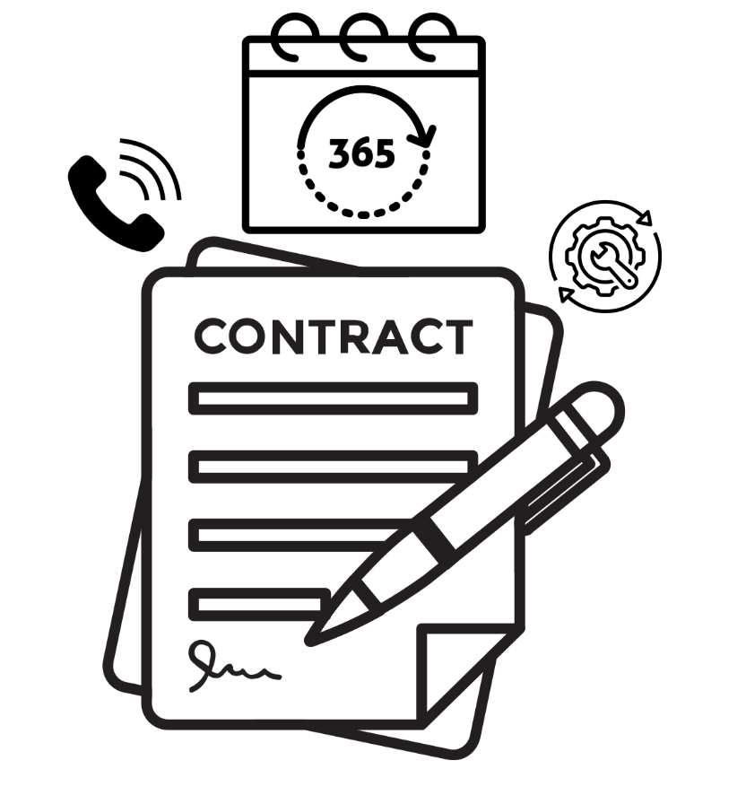 Contrat de Maintenance Préventive et SAV et Téléphonique Annuel